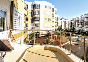 Квартира 1+1 на аренду в центре района Лиман Коньяалты  Анталья