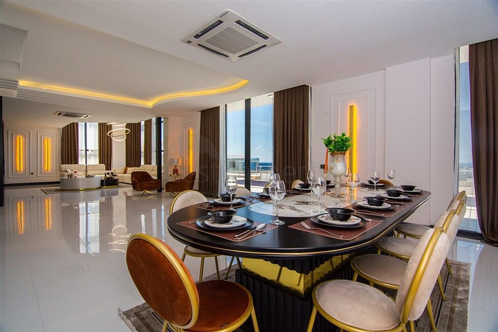 Роскошные отдельно стоящие виллы в районе Каргыджак