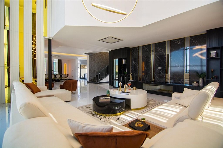 Роскошные отдельно стоящие виллы в районе Каргыджак