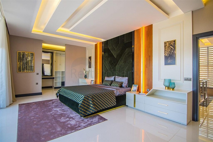 Роскошные отдельно стоящие виллы в районе Каргыджак