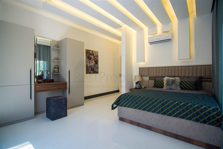 Роскошные отдельно стоящие виллы в районе Каргыджак