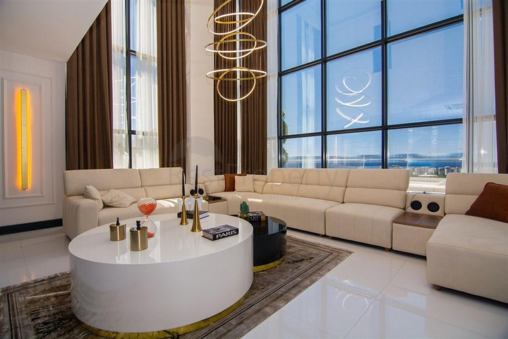 Роскошные отдельно стоящие виллы в районе Каргыджак