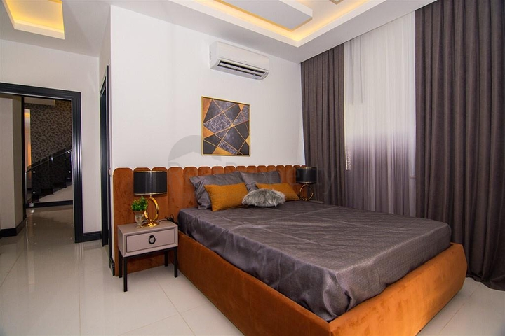 Роскошные отдельно стоящие виллы в районе Каргыджак