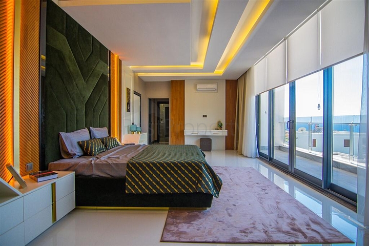 Роскошные отдельно стоящие виллы в районе Каргыджак