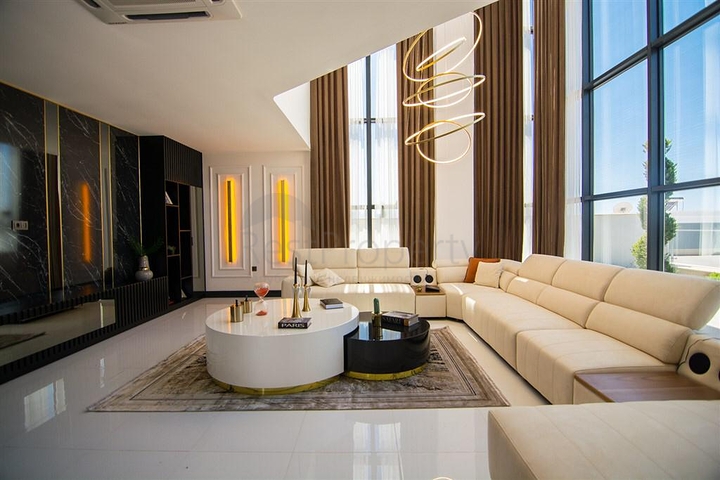 Роскошные отдельно стоящие виллы в районе Каргыджак