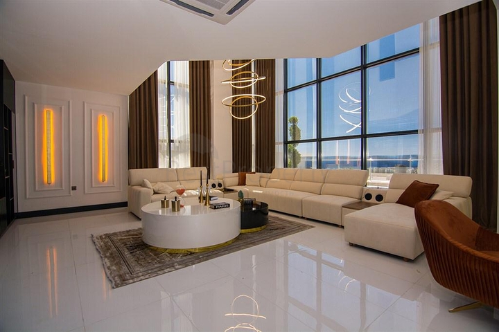 Роскошные отдельно стоящие виллы в районе Каргыджак