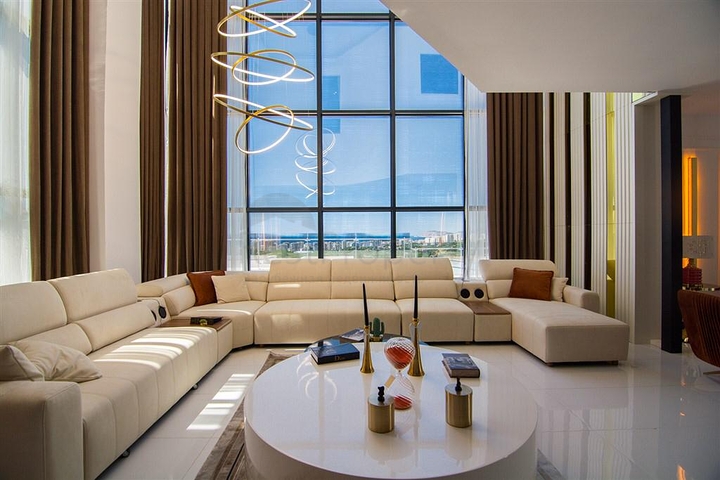 Роскошные отдельно стоящие виллы в районе Каргыджак