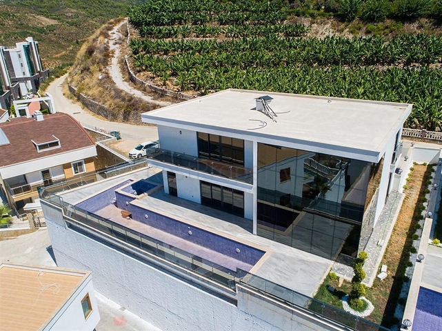 Роскошные отдельно стоящие виллы в районе Каргыджак