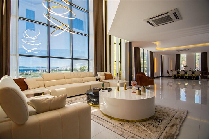 Роскошные отдельно стоящие виллы в районе Каргыджак