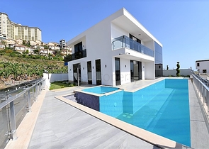 Роскошные отдельно стоящие виллы в районе Каргыджак