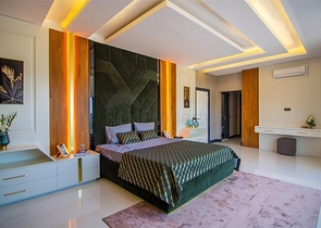 Роскошные отдельно стоящие виллы в районе Каргыджак