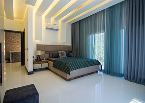 Роскошные отдельно стоящие виллы в районе Каргыджак