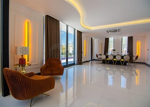 Роскошные отдельно стоящие виллы в районе Каргыджак