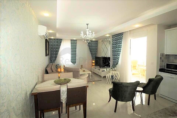 Меблированная квартира 1+1 в районе Махмутлар