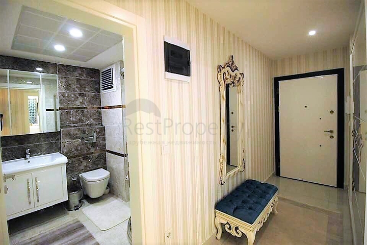 Меблированная квартира 1+1 в районе Махмутлар