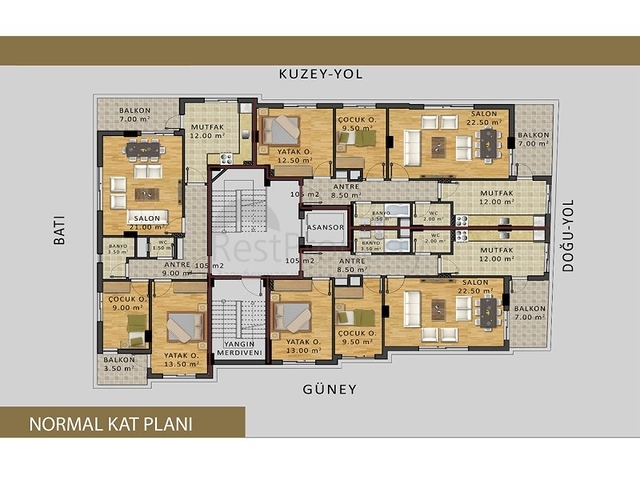 Просторные квартиры в центре города Анталии 