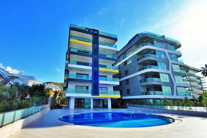 Двухкомнатная квартира с прямым видом на море в Каргыджаке