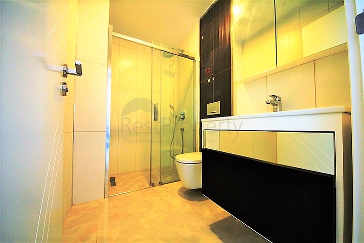 Двухкомнатная квартира с прямым видом на море в Каргыджаке