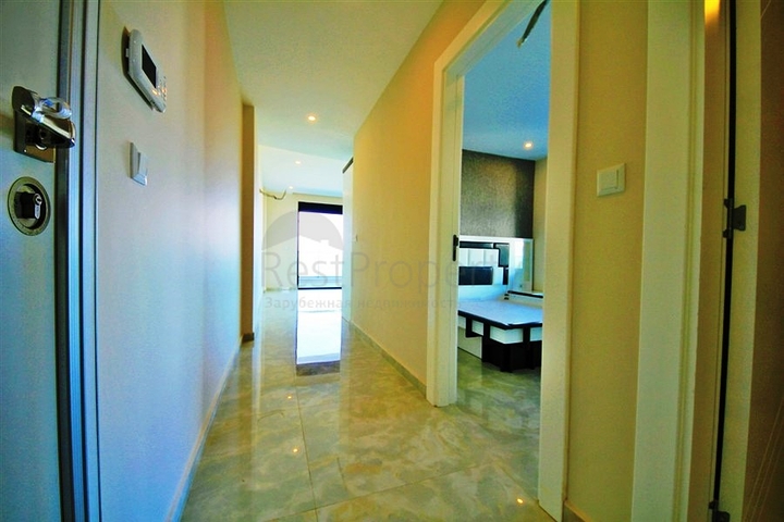 Двухкомнатная квартира с прямым видом на море в Каргыджаке