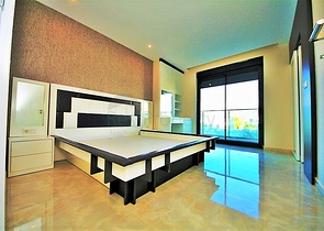 Двухкомнатная квартира с прямым видом на море в Каргыджаке