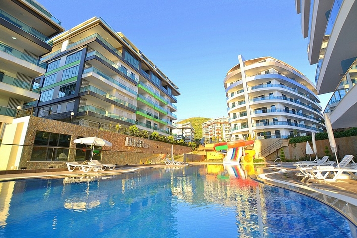 Двухкомнатная квартира с видом на море в Каргыджаке