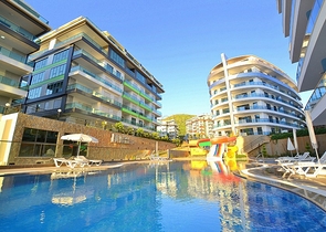 Двухкомнатная квартира с видом на море в Каргыджаке