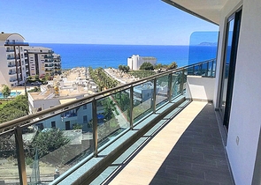 Двухкомнатная квартира с видом на море в Каргыджаке