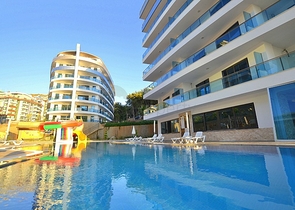 Двухкомнатная квартира с видом на море в Каргыджаке