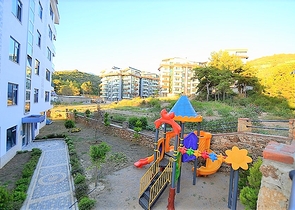 Двухкомнатная квартира с видом на море в Каргыджаке