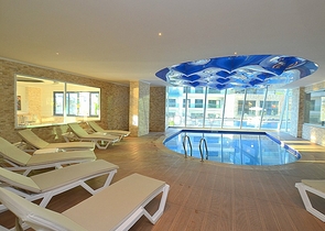 Двухкомнатная квартира с видом на море в Каргыджаке