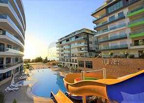 Двухкомнатная квартира с видом на море в Каргыджаке