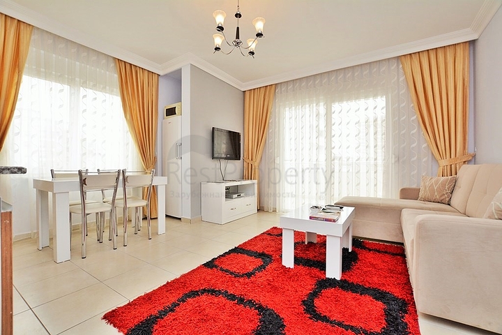 Меблированная квартира 1+1 в районе Махмутлар