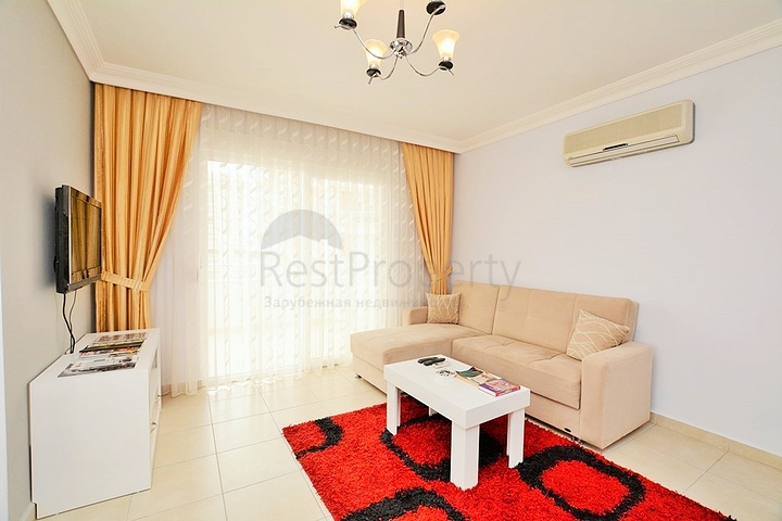 Меблированная квартира 1+1 в районе Махмутлар