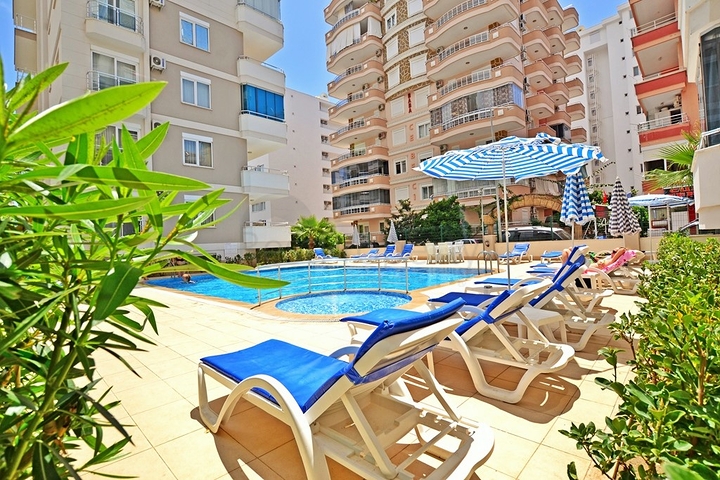 Меблированная квартира 1+1 в районе Махмутлар