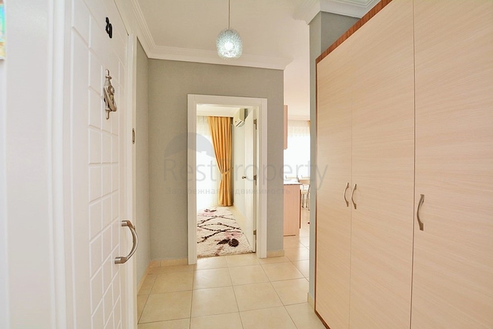 Меблированная квартира 1+1 в районе Махмутлар