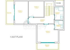 Вилла 4+1 с собственным бассейном в Белеке 