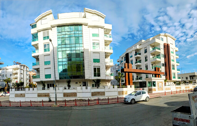 Квартира 1+1 с мебелью в комплексе в Лимане 400 м до моря