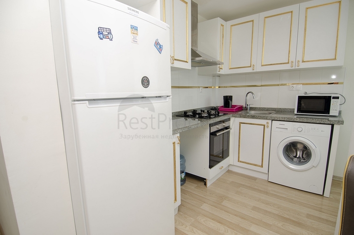 Квартира 1+1 с мебелью в комплексе в Лимане 400 м до моря