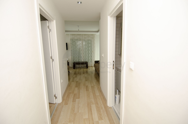 Квартира 1+1 с мебелью в комплексе в Лимане 400 м до моря