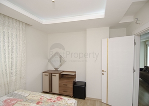 Квартира 1+1 с мебелью в комплексе в Лимане 400 м до моря