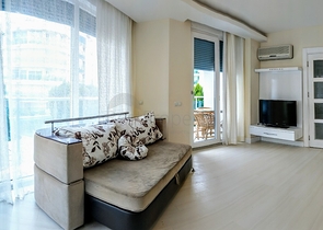 Квартира 1+1 с мебелью в Лимане Коньяалты 800 м до моря