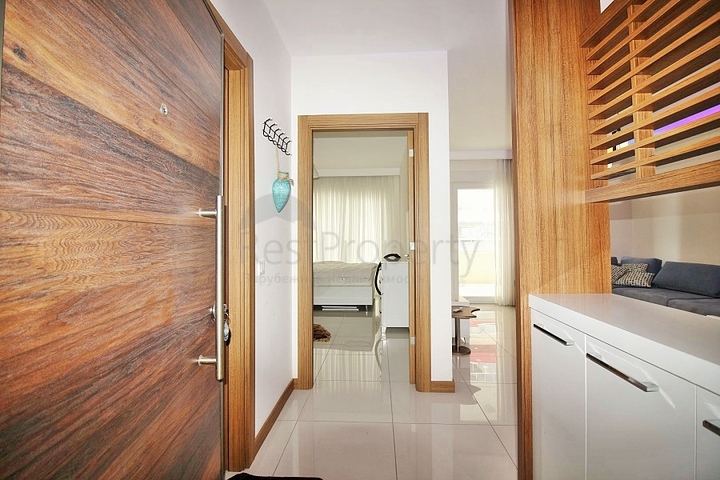 Меблированная квартира 1+1 в районе Махмутлар