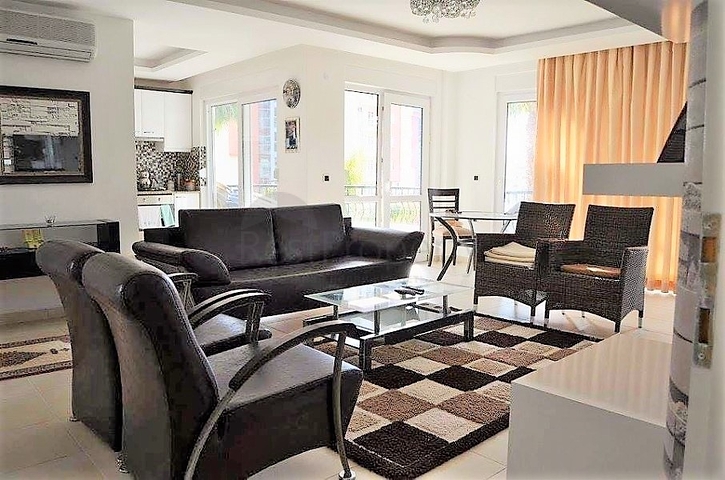 Меблированная вилла планировки 3+1 в Джикджилли