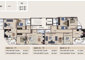 Дуплекс в новом комплексе в центре Алании