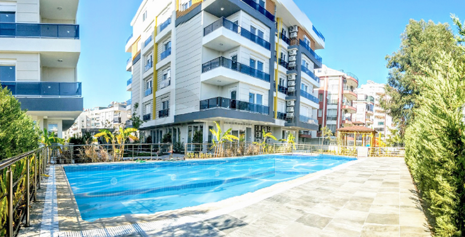 Квартира 2+1 в готовом проекте с газом в Коньяалты Анталья