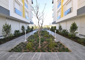 Квартира 2+1 в готовом проекте с газом в Коньяалты Анталья