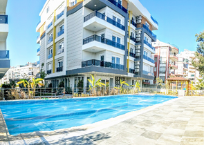 Квартира 2+1 в готовом проекте с газом в Коньяалты Анталья