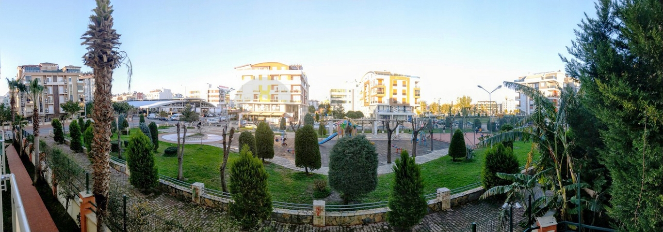 Квартира 2+1 с видом на парк в центре района Лиман