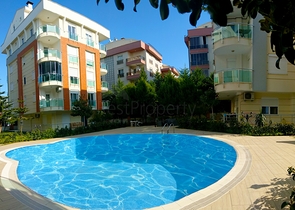 Квартира 2+1 с видом на парк в центре района Лиман