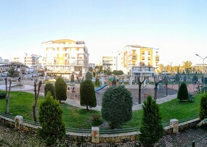 Квартира 2+1 с видом на парк в центре района Лиман